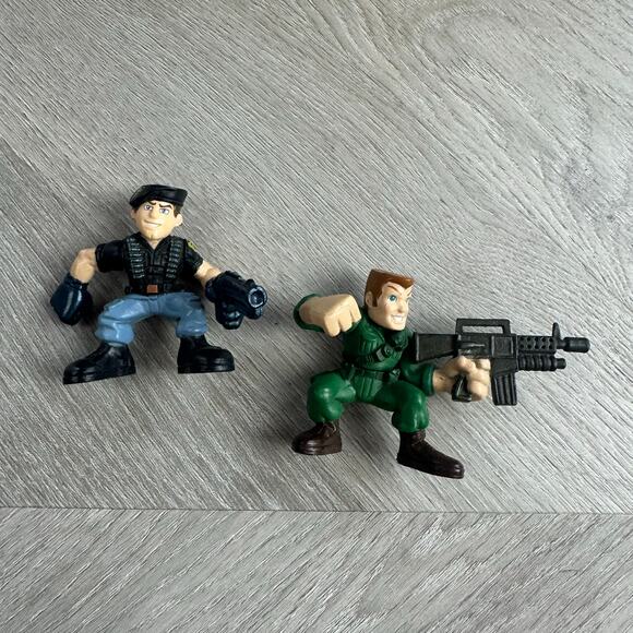 GI Joe Combat Heroes Conrad Duke Hauser General Clayton Hawk Action Figures 2009 - Picture 3 of 11